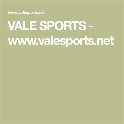 www valesports net
